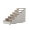 Short-legged Dog Climbing Stairs - Natural Wood Color